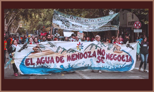 El agua de Mendoza no se negocia
